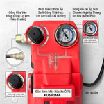 Máy rửa xe áp lực cao KUSHIMA  AM39 - Áp lực cao - Có chỉnh áp - Máy xịt rửa tặng bình tạo bọt tuyết — ảnh 4