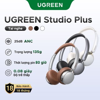 Tai nghe Bluetooth Y2k cổ điển UGREEN Studio Plus ANC khử tiếng ồn Bluetooth 6.0 thập niên 80 cho quà tặng bé gái