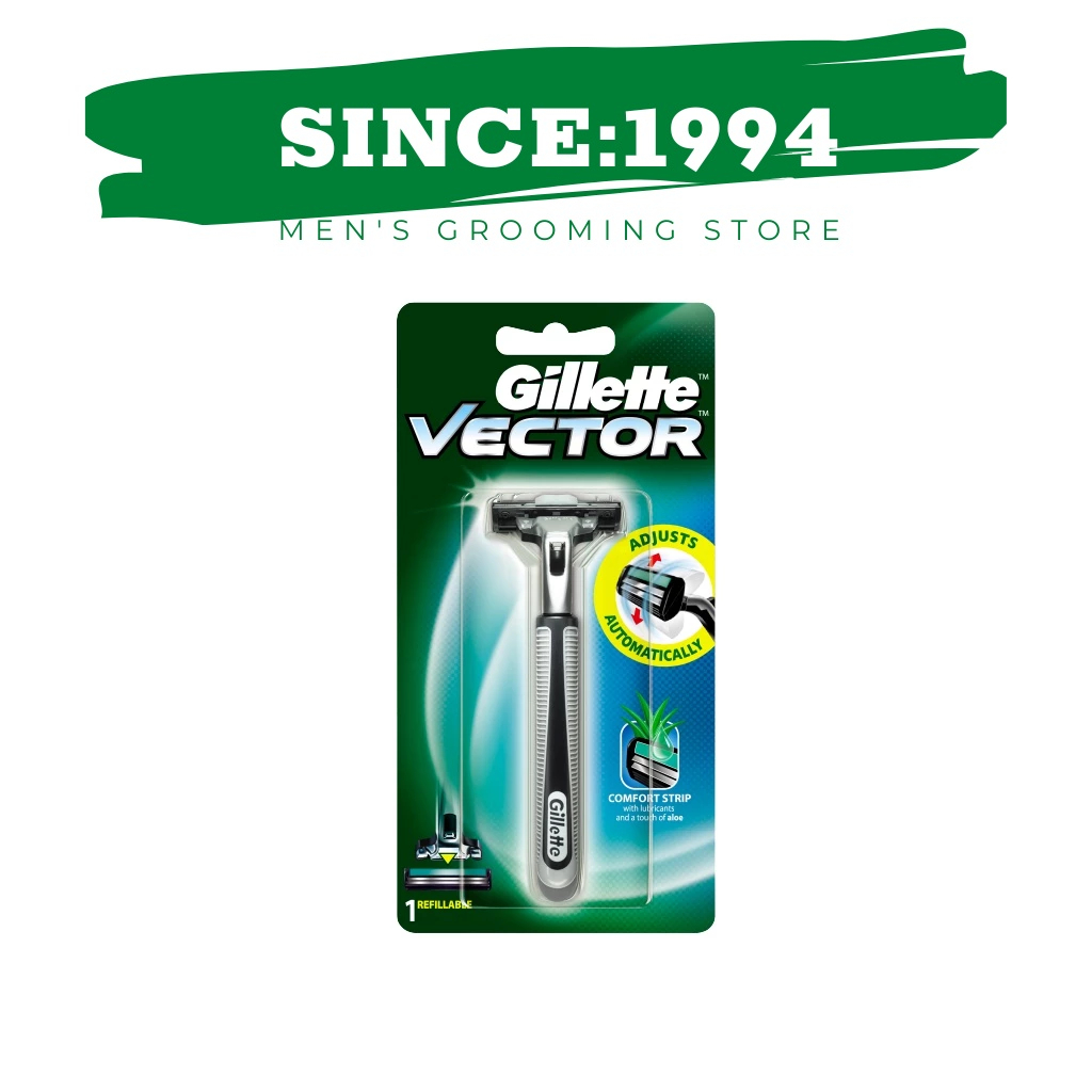 Dao Cạo Râu GILLETTE Vector - 1 Cán 1 Lưỡi Dao Cạo