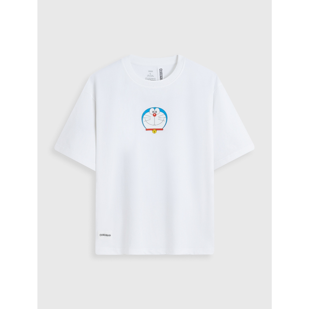 Áo phông unisex người lớn CANIFA Cotton USA cổ tròn ngắn tay in họa tiết 5TS26S004