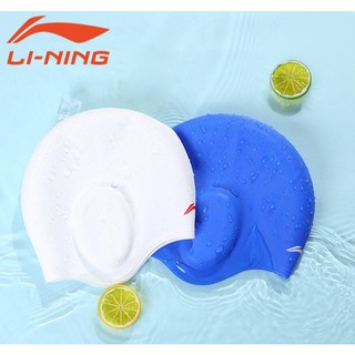Mũ bơi silicone form rộng dành cho nữ tóc dài chống nước không tuột co giãn 4 chiều dễ đội