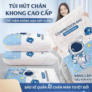 [Hoả tốc] COMBO Túi Hút Chân Không đựng quần áo, chăn gối Cao Cấp. Gọn gàng tủ đồ - vali du lịch