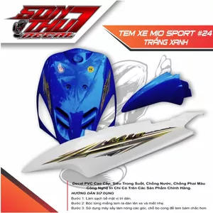 TEM XE MIO SPORT #25 (CHẤT LƯỢNG CAO - SẮC NÉT)