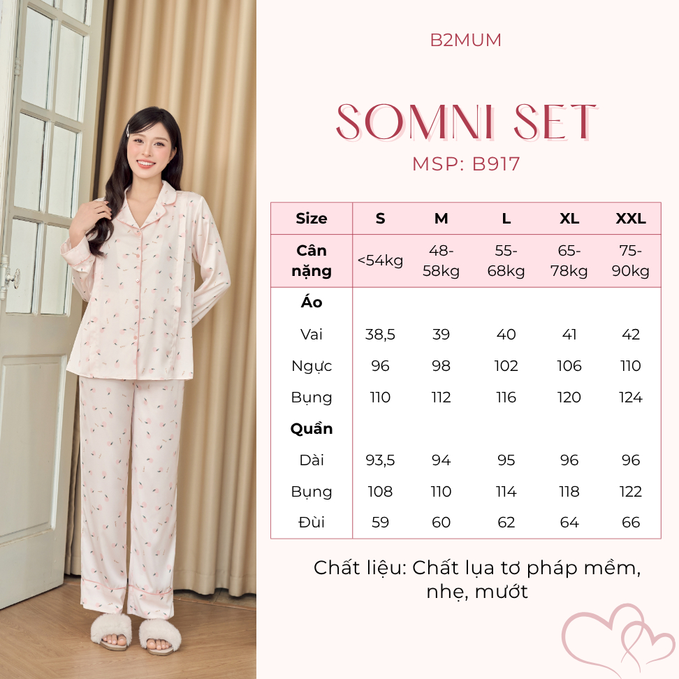 Bộ bầu mặc nhà và sau sinh mềm mại thoáng mát dễ chịu cho mẹ bầu - B740 B917 B2MUM