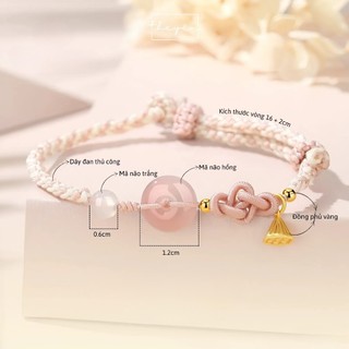 Ivy - Vòng Tay Ivy - Dây Đan Thủ Công - Mang Lại May Mắn, Bình An