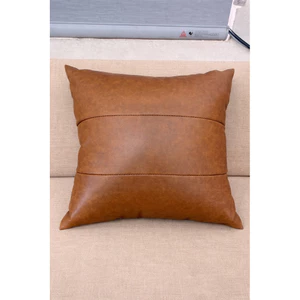 { Gối Kèm Ruột } Gối decor, gối ôm, gối tựa Da Cleo chất lượng bền bỉ. Gối kẻ ngang.