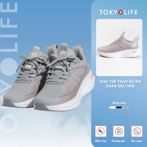 Giày thể thao nữ TOKYOLIFE siêu nhẹ êm chân vải dệt cao cấp thoáng khí 40000445