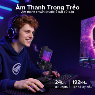 UGREEN để chơi game 24bit / 96kHz Chất lượng phòng thu DSP Giảm tiếng ồn Hiệu ứng ánh sáng RGB để phát trực tuyến