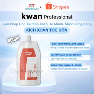 Kích Xoăn Tóc Kwan Chính Hãng 400ml - Giải Pháp Cho Tóc Khó Xoăn, Tơ Mảnh, Muốn Sóng Căng.