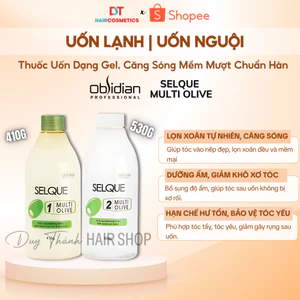 Thuốc Uốn Lạnh, Uốn Nguội Obsidian Olive Chính Hãng 410g/530g – Dạng Gel Hàn Quốc, Căng Sóng Mềm Mại