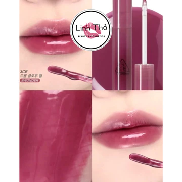 [SALE - WONDER] Son Tint Bóng 3CE Drop Glow Date 3/2027