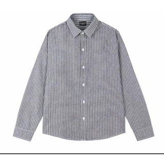 (A-1)[Giá MỞ BÁN] Áo Sơ Mi Nam Dài Tay LINEN kẻ sọc Form hơi Rộng Cổ Đức Mát Mẻ, Thấm hút mồ hôi, đi biển, mùa hè