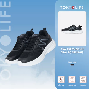 Giày thể thao chạy bộ NỮ TOKYOLIFE siêu nhẹ siêu êm vải lưới thoáng khí 40004874