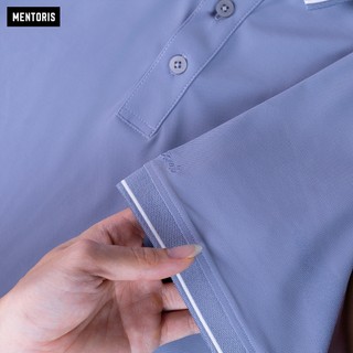 Áo Polo Nam Cao Cấp MENTORIS, Chất vải COOLMAX Mịn Mát, Co Giãn, Mặc Đi Làm, Đi Chơi MPS218R