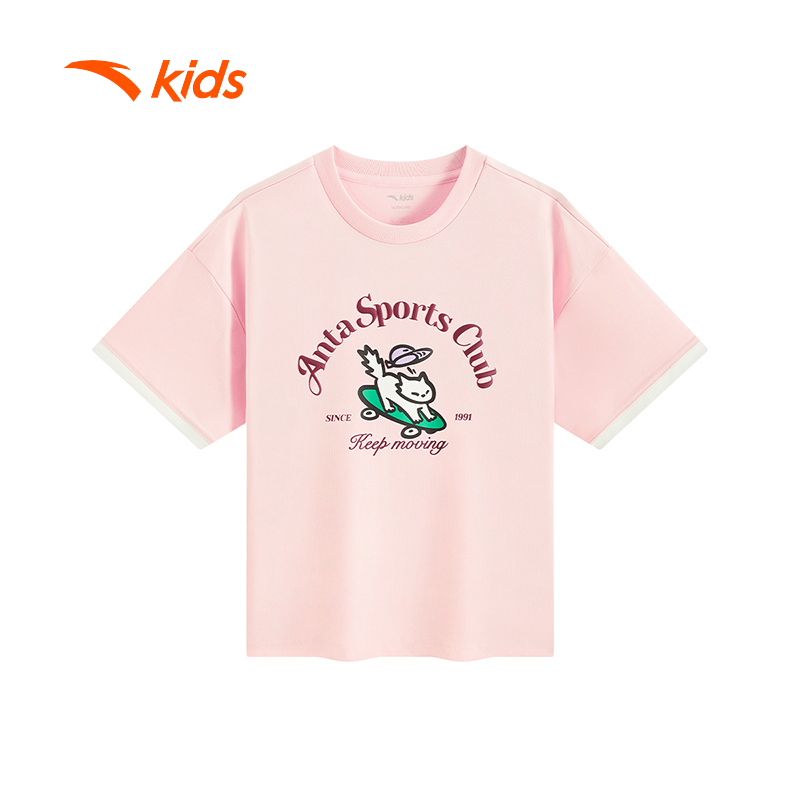 ANTA KIDS Áo Thun Ngắn Tay Thời Trang Bé Gái 3625C1106