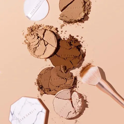 Phấn Phủ Thuần Chay Dear Dahlia Mịn Da Skin Paradise Soft Velvet Setting Powder Compact 12G