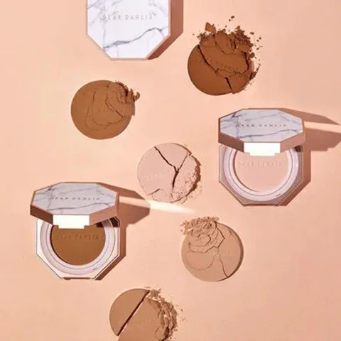 Phấn Phủ Thuần Chay Dear Dahlia Mịn Da Skin Paradise Soft Velvet Setting Powder Compact 12G