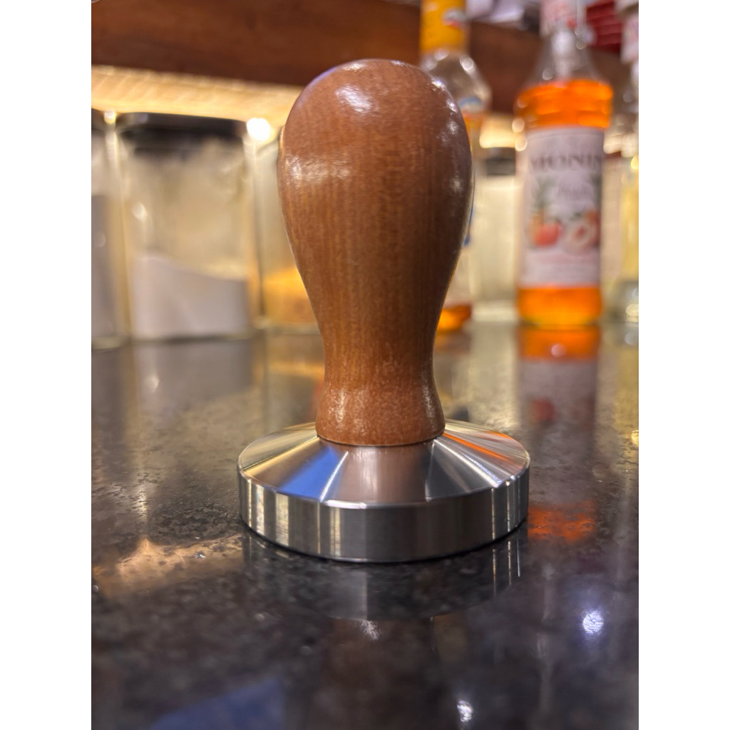 [HOẢ TỐC] Tamper 51mm, 58mm . Cục nén 51mm, 58mm, cán bằng gỗ. Nén chuẩn vị Espresso