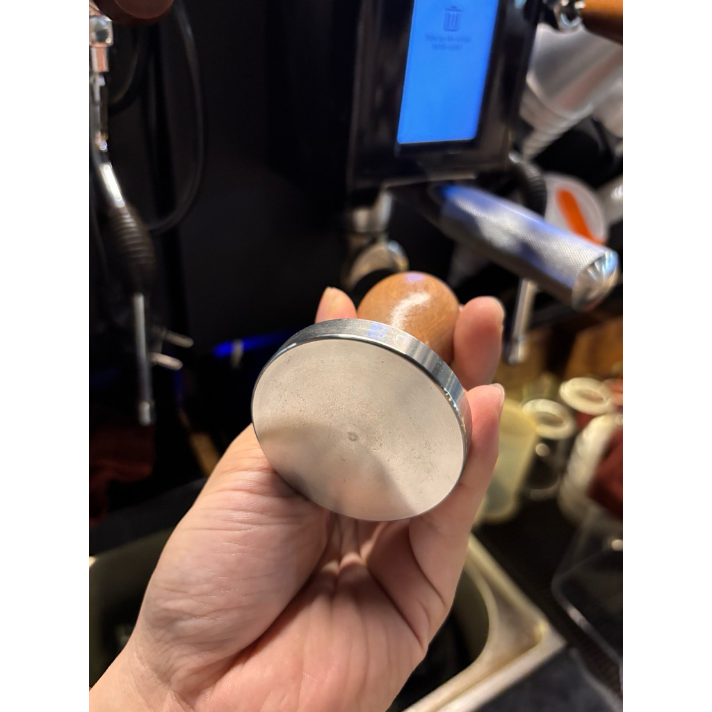 [HOẢ TỐC] Tamper 51mm, 58mm . Cục nén 51mm, 58mm, cán bằng gỗ. Nén chuẩn vị Espresso