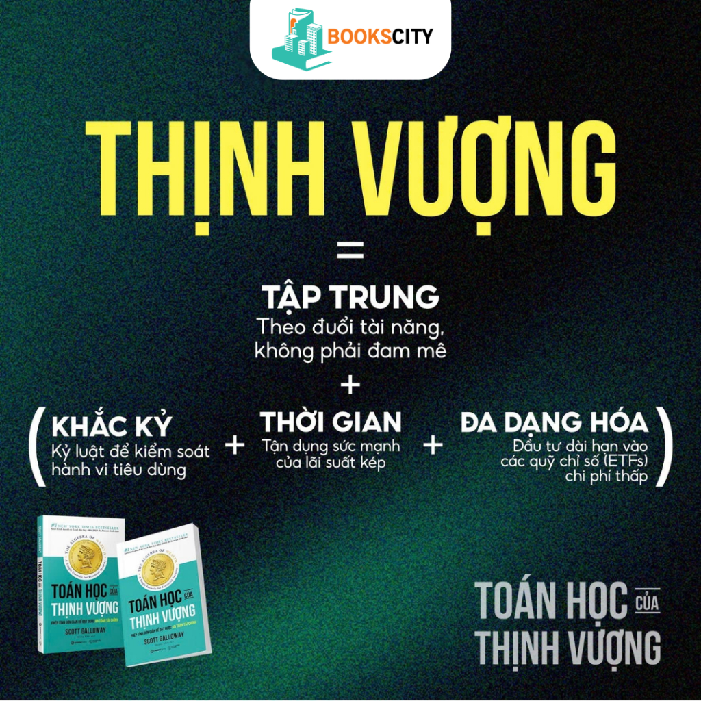 Sách – The Algebra of Wealth: Toán Học Của Thịnh Vượng – Scott Galloway
