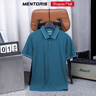 Áo Polo Nam Cao Cấp MENTORIS, Chất vải COOLMAX Mịn Mát, Co Giãn, Mặc Đi Làm, Đi Chơi MPS218R