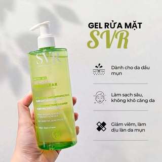(Hàng Công TY) Sữa Rửa Mặt SVR Sebiaclear Gel Moussant Làm Sạch Da Dầu Mụn, Nhạy Cảm 400ml Duduhouse