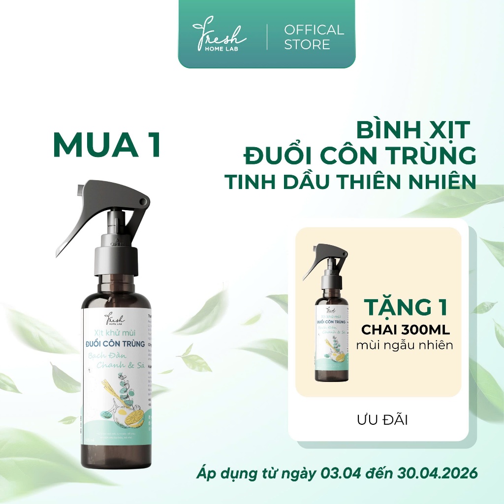 Bình Xịtinh Dầu Đuổi Muỗi Và Côn Trùng - Hình ảnh thực tế
