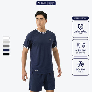 Áo Thun Nam WINFIT FlexForm Chính Hãng – Chất Liệu Microfiber Cao Cấp, Mềm Mịn, Nhẹ, Không Thô Ráp, Thoáng Mát WAT001