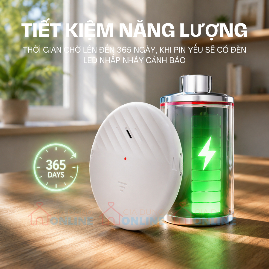 Thiết bị báo động phát âm thanh chống trộm đột nhập dán cửa dùng pin độ nhạy cao