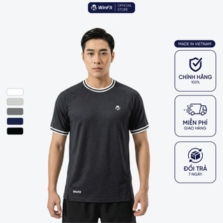 Áo Thun Nam WINFIT FlexForm Chính Hãng – Chất Liệu Microfiber Cao Cấp, Mềm Mịn, Nhẹ, Không Thô Ráp, Thoáng Mát WAT001