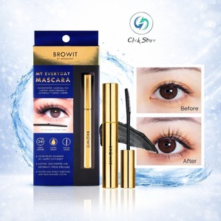 Mascara Browit My Everyday Waterproof – Làm Dài & Cong Mi Tự Nhiên, Không Lem, Chống Nước 24h