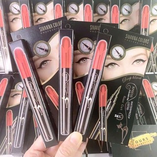 Bút Kẻ Mắt Sivanna Colors Express – Lâu Trôi 24h, Không Lem, Nét Mảnh Sắc Nét Deep Black