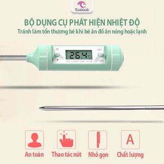 Que đo nhiệt độ sữa, nước Kichi chính hãng