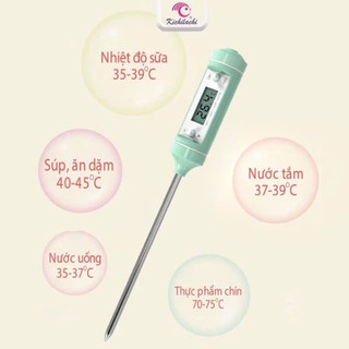 Que đo nhiệt độ sữa, nước Kichi chính hãng