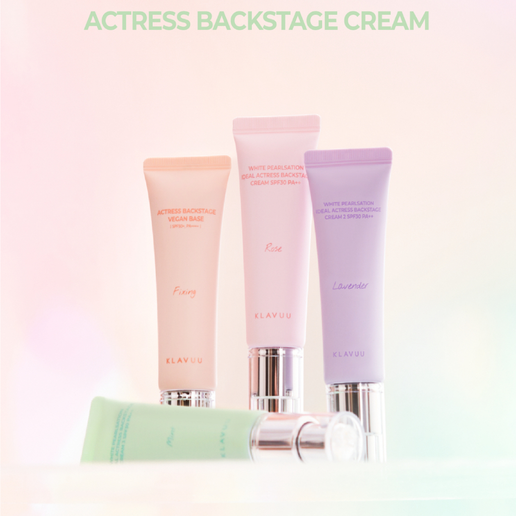 Kem Lót Klavuu Nâng Tông Da White Pearlsation Ideal Actress Backstage Cream 30ml/10ml