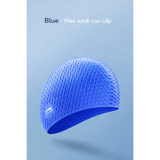 Mũ bơi LI-NING vân nổi chống tuột silicone cao cấp ôm sát đầu không đau chống nước hiệu quả