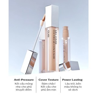 Kem Che Khuyết Điểm Clio Kill Cover Founwear Concealer che khuyết điểm clio makeup tự nhiên chống trôi 6g - Kosmi Beauty