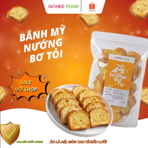 Bánh Mì Sấy GIONEE FOOD | Vị Rong Biển, Phô Mai, Bơ Tỏi, Trứng Muối, Cafe Đường Đen