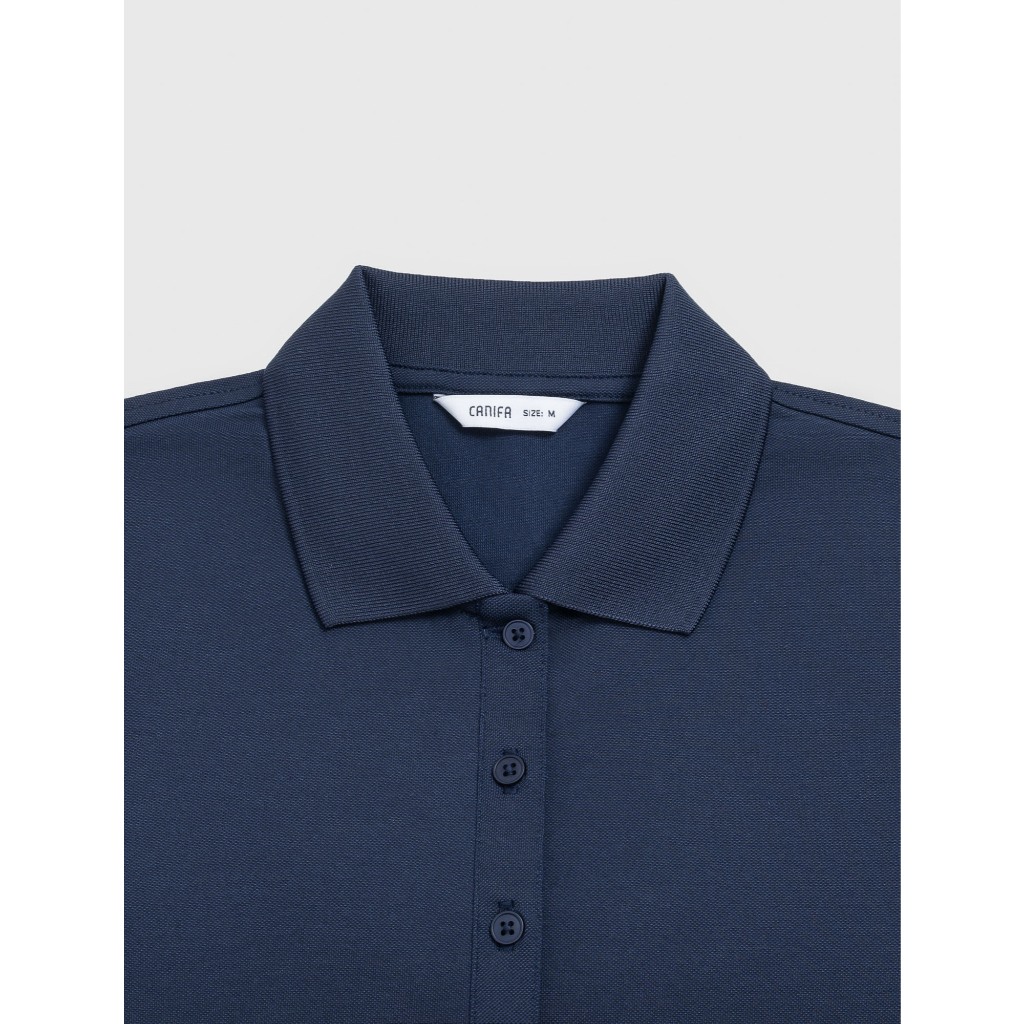Áo Polo nữ CANIFA basic ngắn tay thoáng mát thể thể thao công sở 6TP26S001