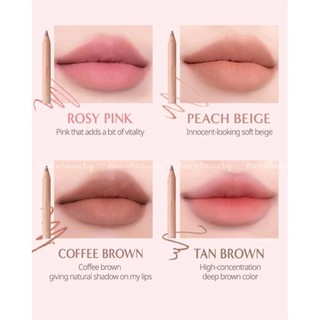 Chì Kẻ Viền Môi CLIO Velvet Lip Pencil Chì Kẻ Môi Clio lì Lâu Trôi Định Hình Viền Môi Che Thâm Môi 1.45g - Kosmi Beauty
