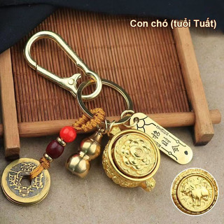Móc Khóa 12 Con Giáp  - Treo Chìa Khóa Xe Ô Tô Trang Trí Balo