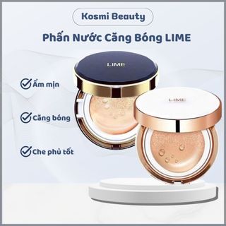 Phấn nước LIME Real Cover Pink Cushion Lime Căng Bóng Kiềm Dầu Hàn Quốc 20g - Kosmi Beauty