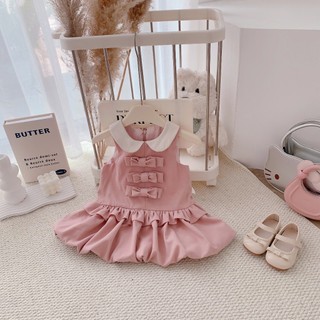 Váy hè trẻ em, Váy nơ bé gái dáng bí 9-26kg V733 Tiểu Yến KID