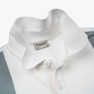 [T7_SALE 20%_HT] Áo Polo Nam Trắng 1APCT671TRK Biluxury Thiết Kế Đường Kẻ Sọc Cao Cấp Kháng Khuẩn Bền Màu