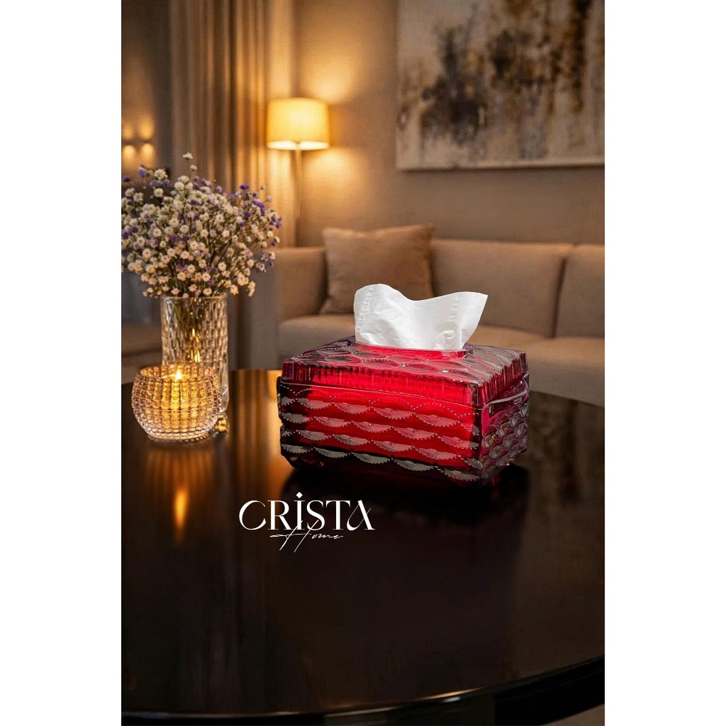 BỘ SƯU TẬP THỦY TINH ĐỎ CARO CRISTA HOME CAO CẤP