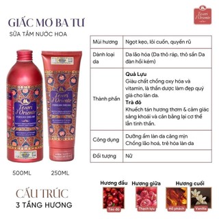 Sữa tắm xích Tesori d'Oriente cao cấp giúp trắng da, Sữa Tắm Xích Hương Nước Hoa Tesori 250ml-500ml - Kosmi Beauty