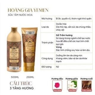 Sữa tắm xích Tesori d'Oriente cao cấp giúp trắng da, Sữa Tắm Xích Hương Nước Hoa Tesori 250ml-500ml - Kosmi Beauty