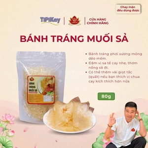 Bánh Tráng Muối Sả 80g - Chay Mặn Đều Dùng Được - TiPiKay Shop