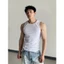 Áo Thun Ba Lỗ Kẻ Line GODMOTHER Áo TankTop Nam Basic Cotton Co Giãn Tôn Dáng