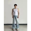 Áo Thun Ba Lỗ Kẻ Line GODMOTHER Áo TankTop Nam Basic Cotton Co Giãn Tôn Dáng